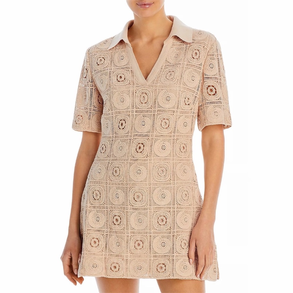 Jonathan Simkhai Gabrielle Crocheted Cotton Dress
